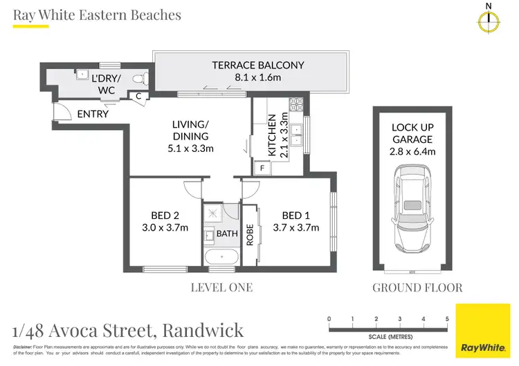 Floorplan of Homely apartment listing, 1/48 Avoca Street, Randwick NSW 2031