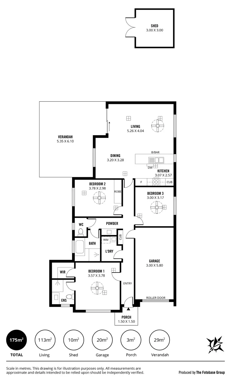 Floorplan of Homely house listing, 92 Gerald Boulevard, Davoren Park SA 5113