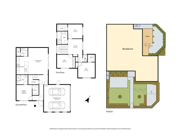 Floorplan of Homely townhouse listing, 1/307 Maroondah Highway, Croydon North VIC 3136