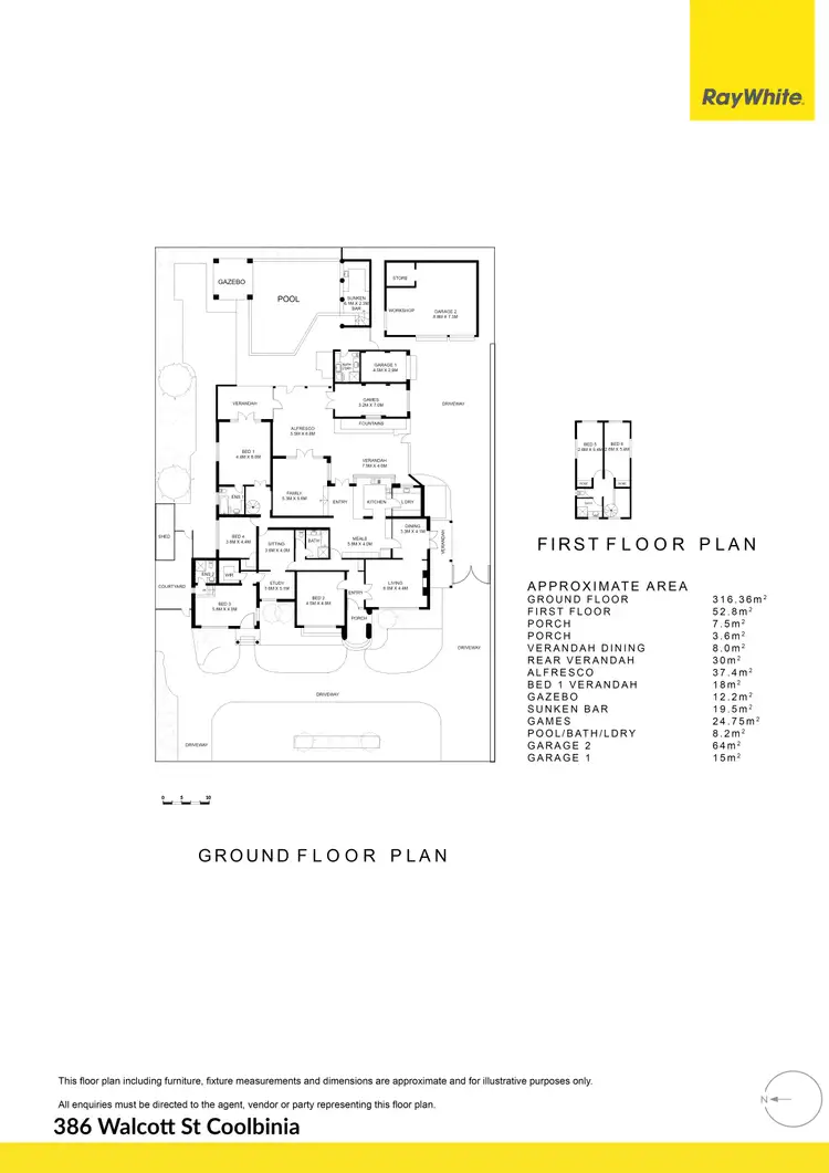 Floorplan of Homely house listing, 386 Walcott Street, Coolbinia WA 6050
