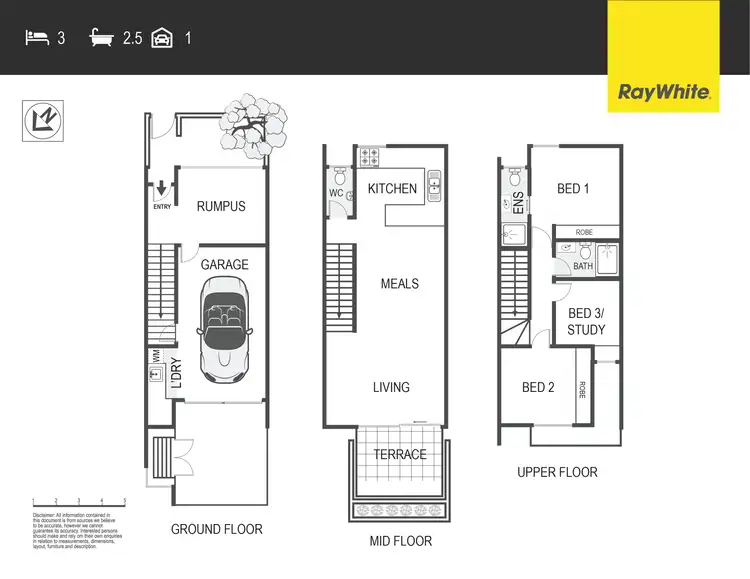 Floorplan of Homely house listing, 5/221 John Gorton Drive, Wright ACT 2611