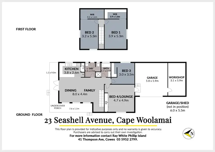 Floorplan of Homely house listing, 23 Seashell Avenue, Cape Woolamai VIC 3925