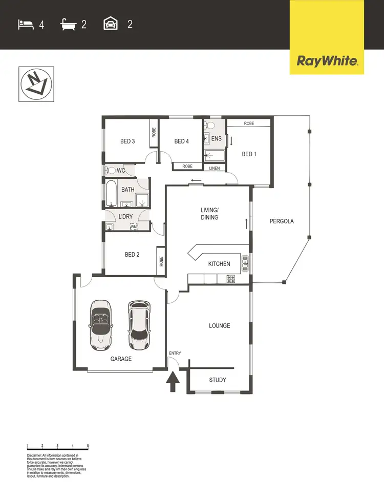 Floorplan of Homely house listing, 71 Polwarth Circuit, Dunlop ACT 2615
