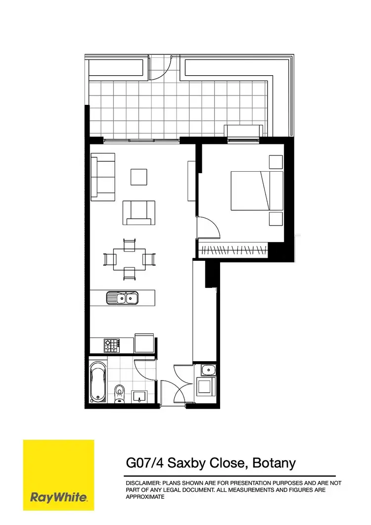 Floorplan of Homely apartment listing, G07/4 Saxby Close, Botany NSW 2019