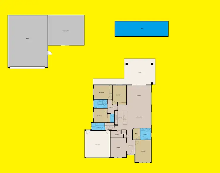 Floorplan of Homely house listing, 10 Casuarina Way, Buronga NSW 2739