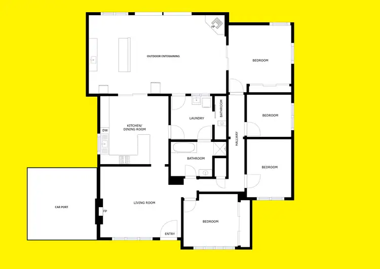 Floorplan of Homely house listing, 1 St Neots Court, Mildura VIC 3500