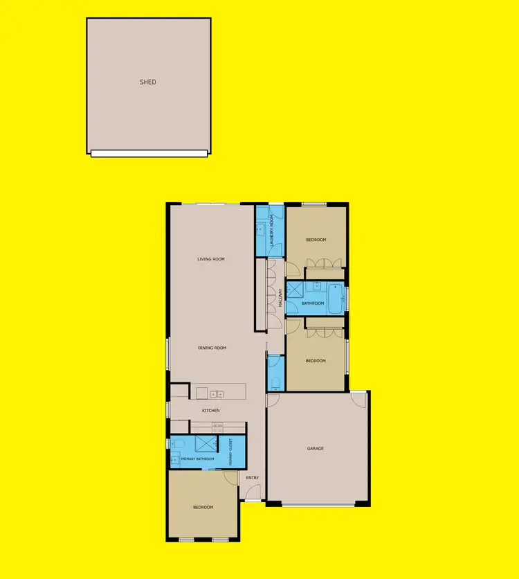 Floorplan of Homely house listing, 24 Springfield Drive, Mildura VIC 3500