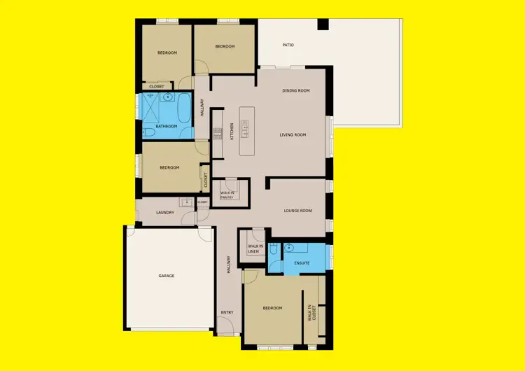 Floorplan of Homely house listing, 4 Joseph Court, Red Cliffs VIC 3496