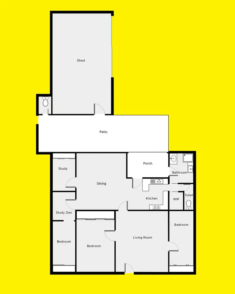 Floorplan of Homely house listing, 9261 Calder Highway, Irymple VIC 3498