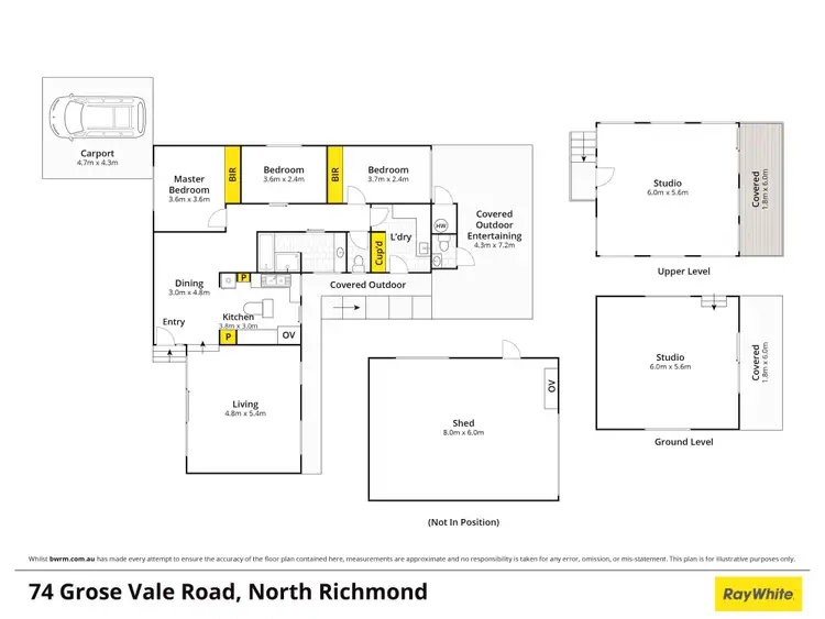 Floorplan of Homely house listing, 74 Grose Vale Road, North Richmond NSW 2754