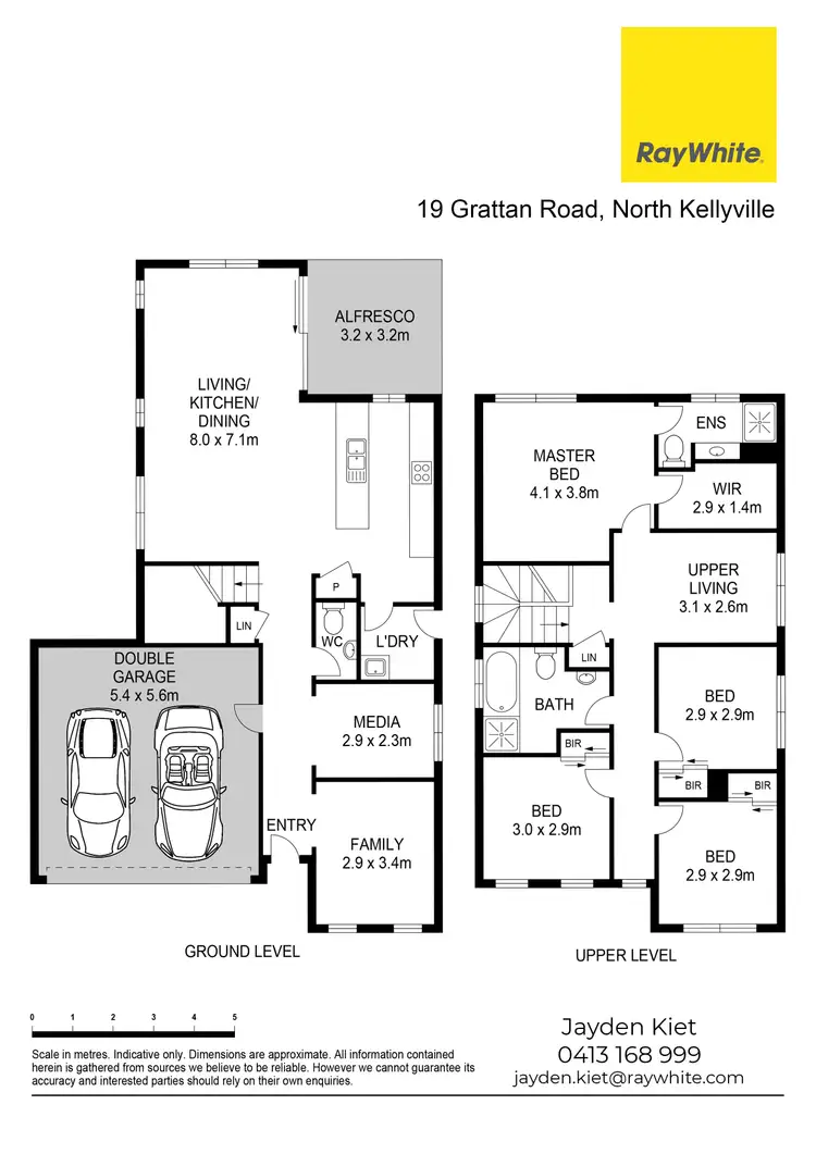 Floorplan of Homely house listing, 19 Grattan Road, North Kellyville NSW 2155