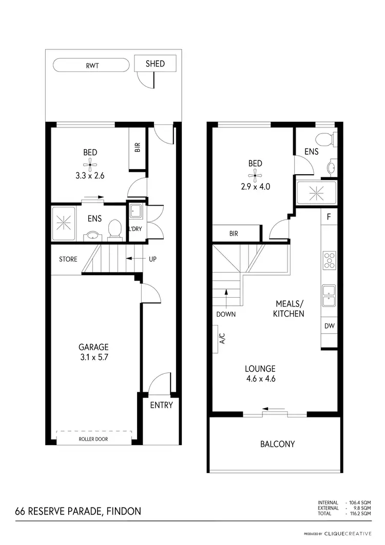 Floorplan of Homely house listing, 66 Reserve Parade, Findon SA 5023