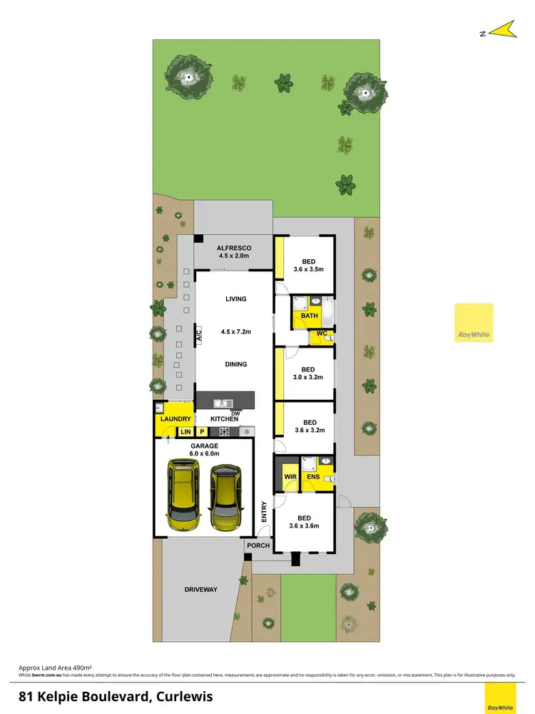 Floorplan of Homely house listing, 81 Kelpie Boulevard, Curlewis VIC 3222