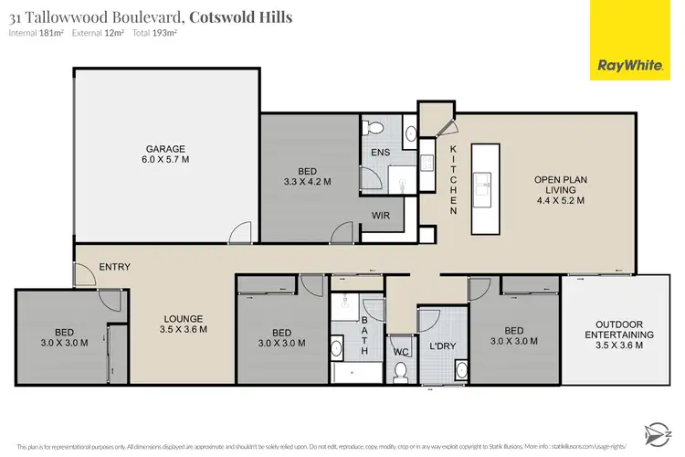 Floorplan of Homely house listing, 31 Tallowwood Boulevard, Cotswold Hills QLD 4350