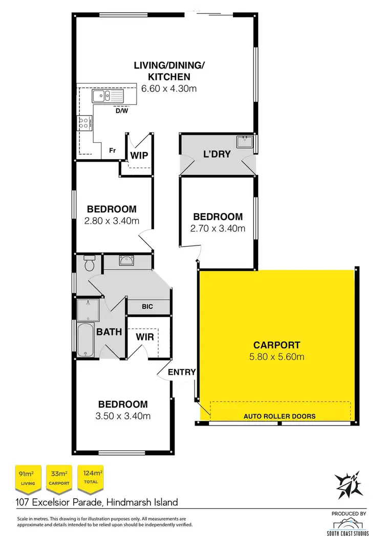 Floorplan of Homely house listing, 107 Excelsior Parade, Hindmarsh Island SA 5214