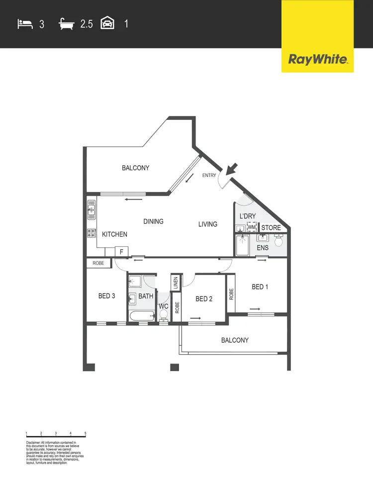 Floorplan of Homely apartment listing, 20/188 Hawker Place, Hawker ACT 2614