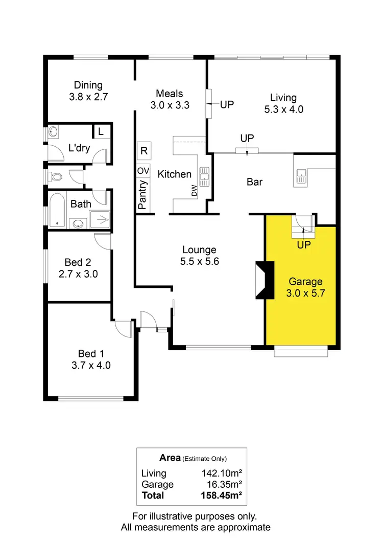Floorplan of Homely house listing, 5 Nungamoora Street, Hallett Cove SA 5158