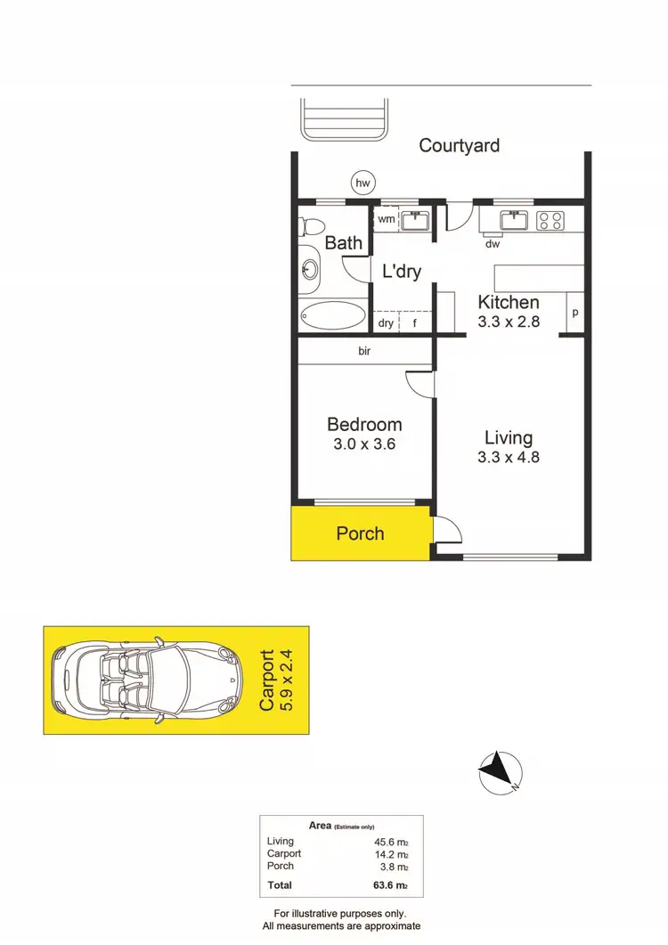 Floorplan of Homely unit listing, 9/24 Carlisle Road, Westbourne Park SA 5041