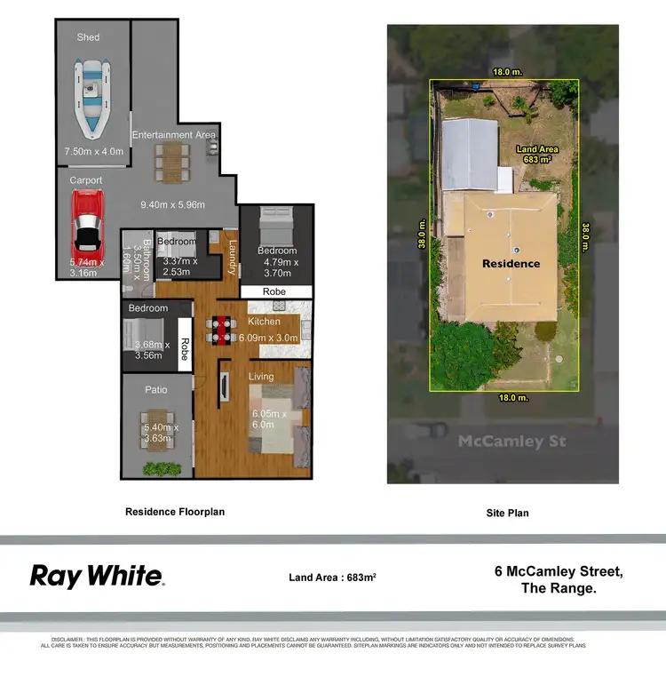Floorplan of Homely house listing, 6 Mccamley Street, The Range QLD 4700