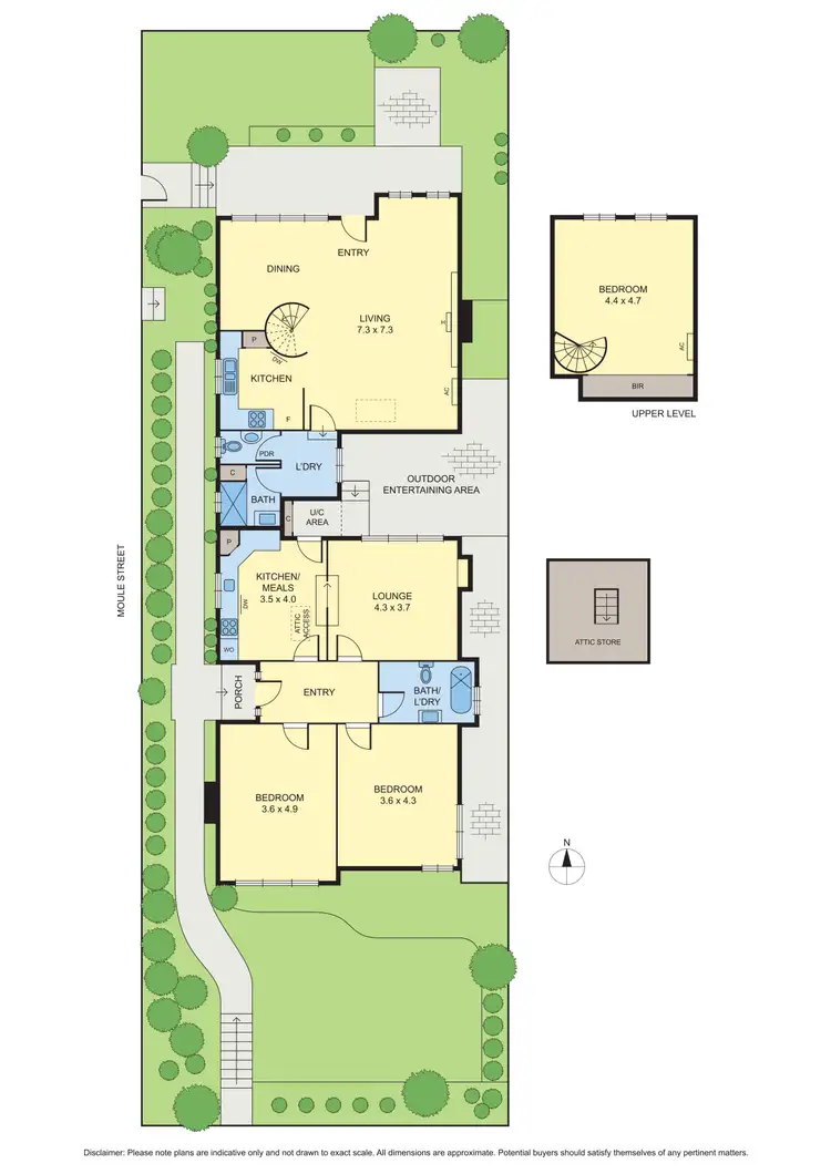 Floorplan of Homely house listing, 286 Union Street, Brunswick West VIC 3055
