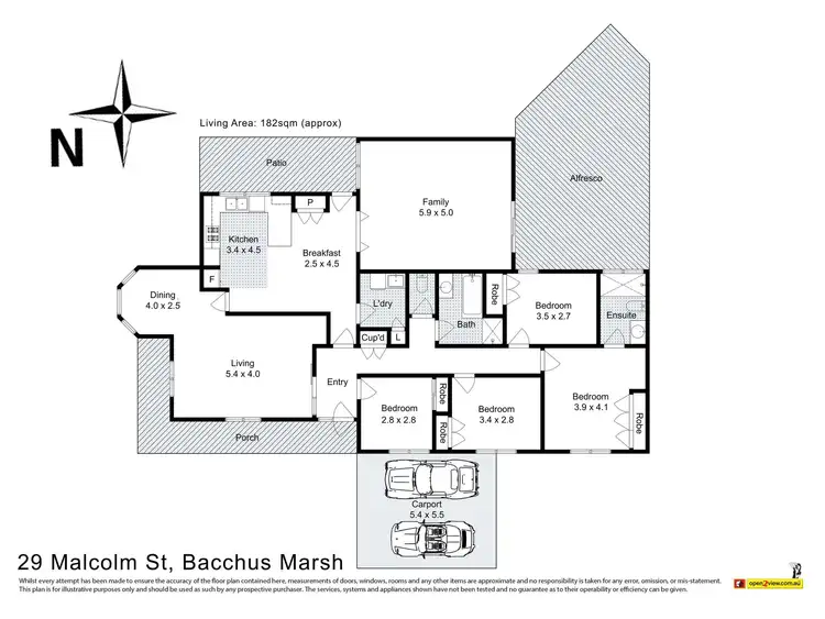 Floorplan of Homely house listing, 29 Malcolm Street, Bacchus Marsh VIC 3340