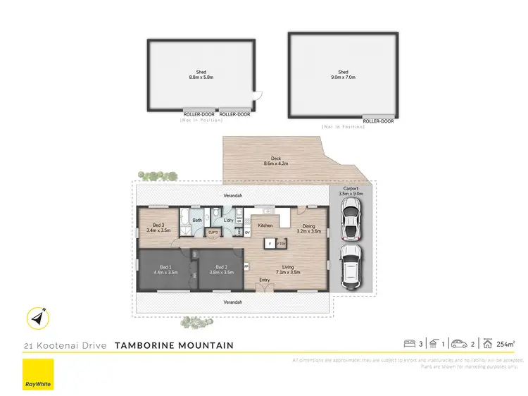 Floorplan of Homely house listing, 21 Kootenai Drive, Tamborine Mountain QLD 4272