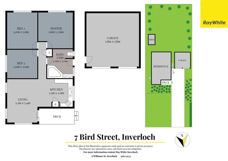 Floorplan of Homely house listing, 7 Bird Street, Inverloch VIC 3996