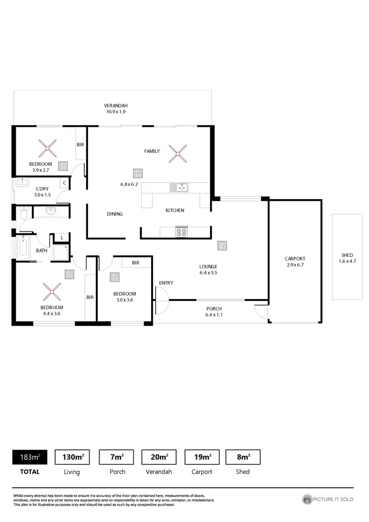 Floorplan of Homely house listing, 15 Mackay Court, Greenwith SA 5125