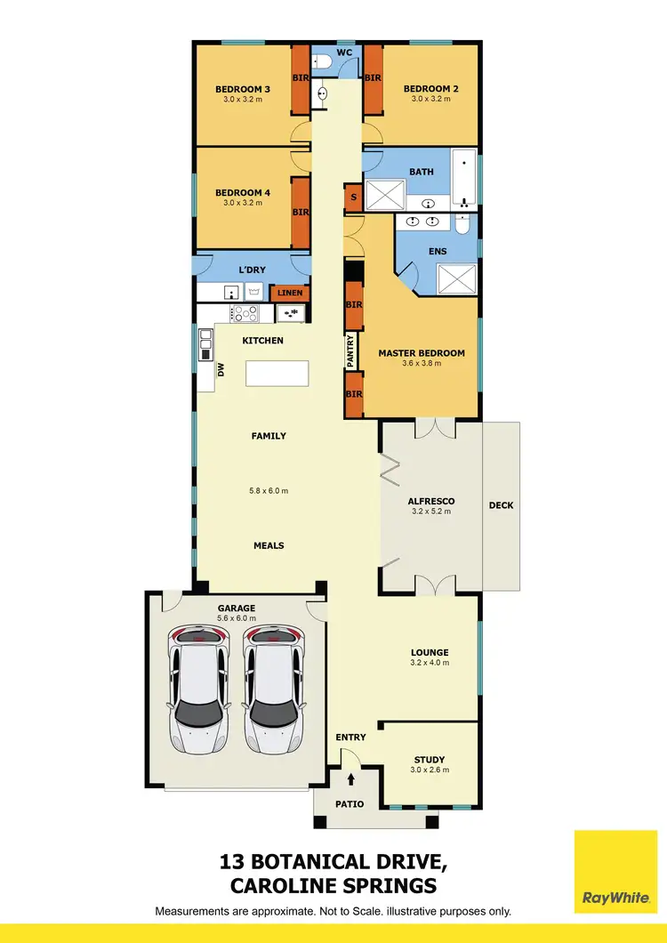 Floorplan of Homely house listing, 13 Botanical Drive, Caroline Springs VIC 3023
