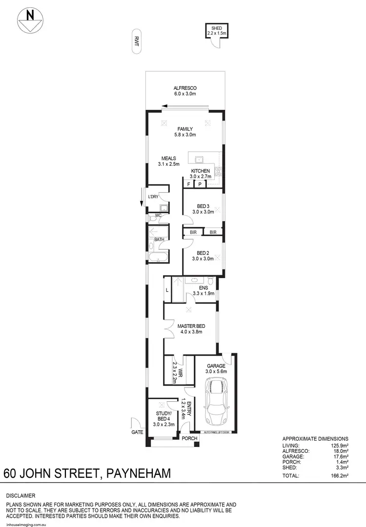 Floorplan of Homely house listing, 60 John Street, Payneham SA 5070