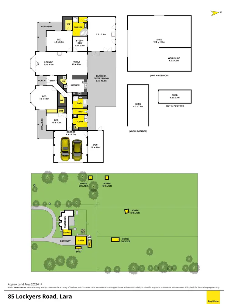 Floorplan of Homely rural property listing, 85 Lockyers Road, Lara VIC 3212