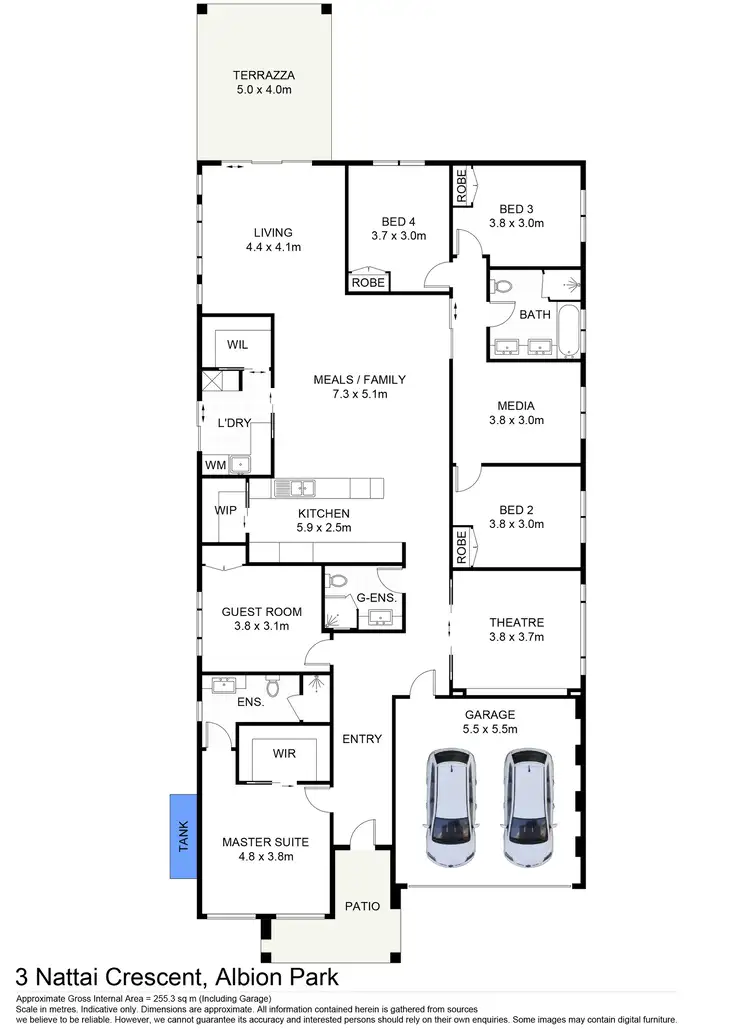 Floorplan of Homely house listing, 3 Nattai Crescent, Albion Park NSW 2527