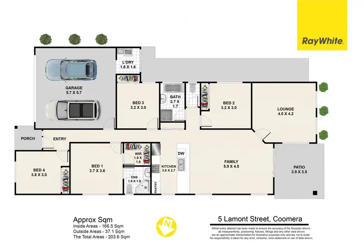 Floorplan of Homely house listing, 5 Lamont Street, Coomera QLD 4209