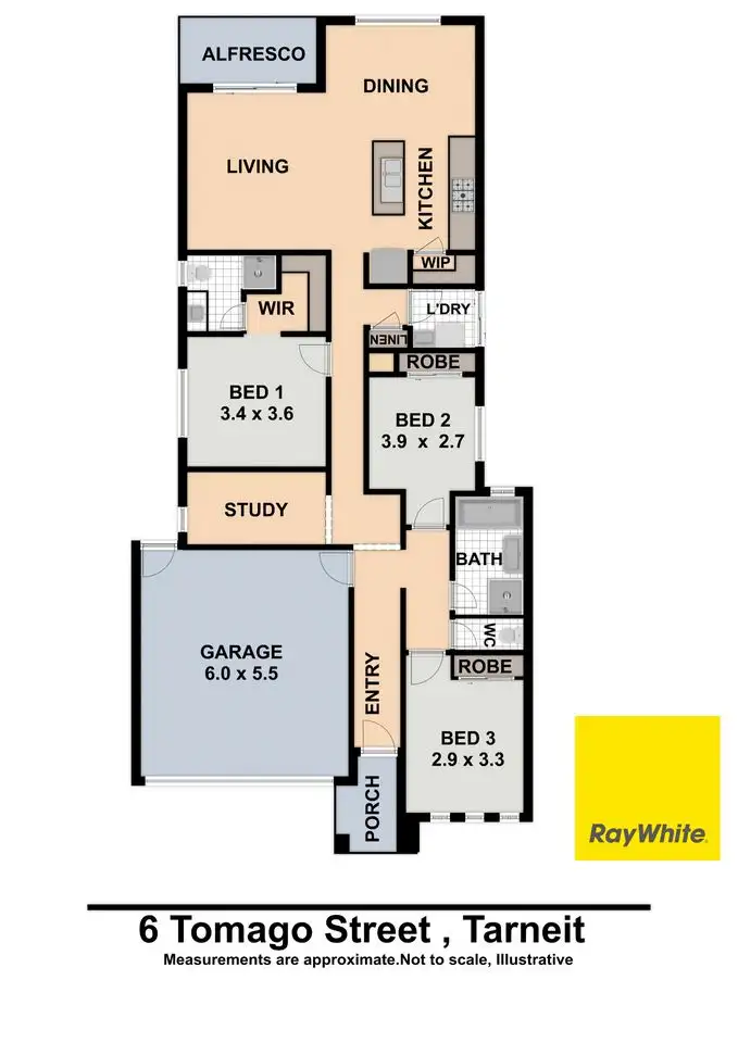 Floorplan of Homely house listing, 6 Tomago Street, Tarneit VIC 3029