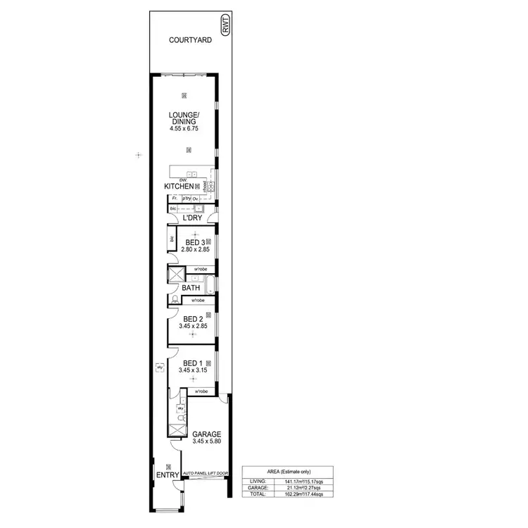 Floorplan of Homely house listing, 18B Gray Street, Plympton SA 5038