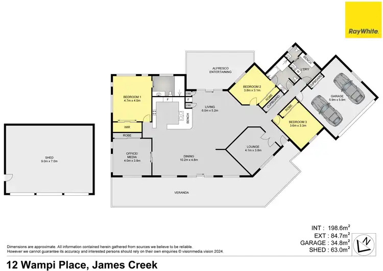 Floorplan of Homely house listing, 12 Wampi Place, James Creek NSW 2463
