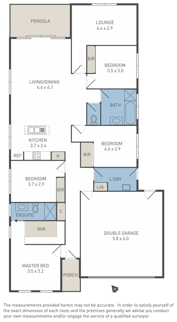 Floorplan of Homely house listing, 37 Bertie Street, Manor Lakes VIC 3024