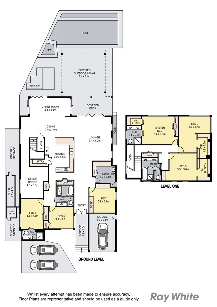 Floorplan of Homely house listing, 5 Kononda Court, Mooloolaba QLD 4557