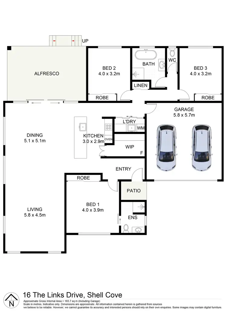 Floorplan of Homely house listing, 16 The Links Drive, Shell Cove NSW 2529