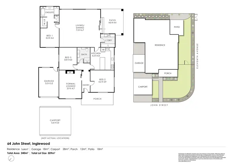Floorplan of Homely house listing, 64 John Street, Inglewood WA 6052