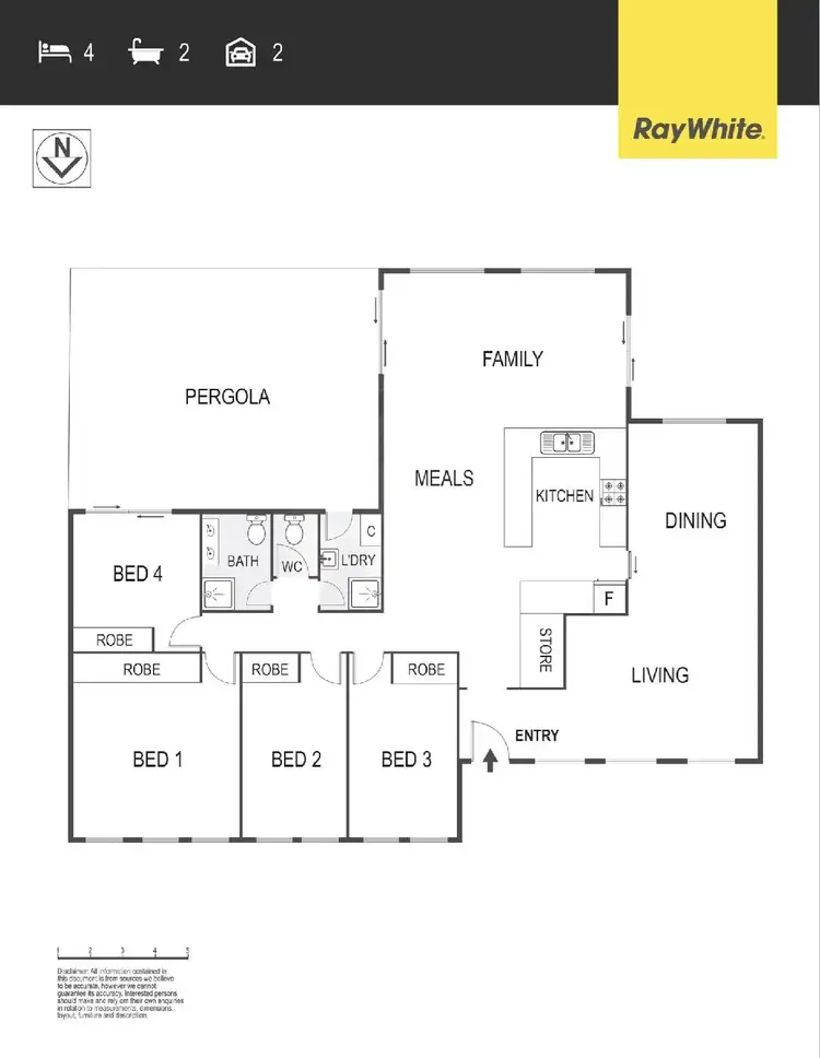 Floorplan of Homely house listing, 9 Grimshaw Street, Richardson ACT 2905