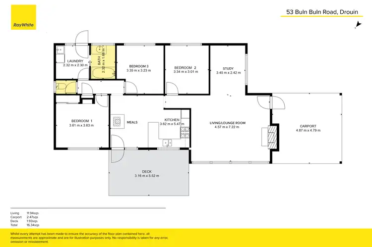 Floorplan of Homely house listing, 53 Buln Buln Road, Drouin VIC 3818
