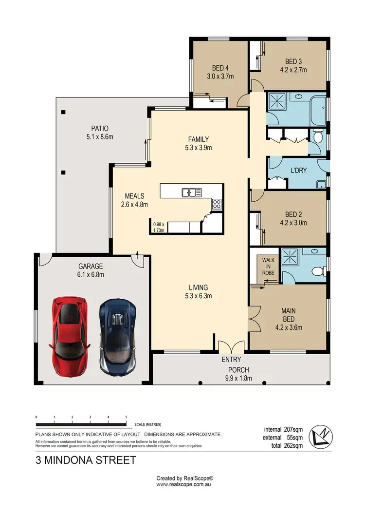 Floorplan of Homely house listing, 3 Mindona Street, Wishart QLD 4122