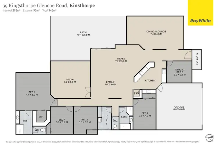 Floorplan of Homely house listing, 39 Kingsthorpe Glencoe Road, Kingsthorpe QLD 4400