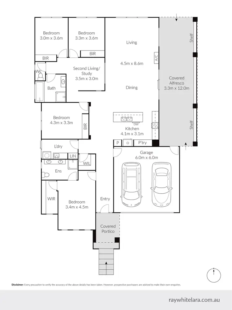 Floorplan of Homely house listing, 11-13 Wood Duck Court, Lara VIC 3212