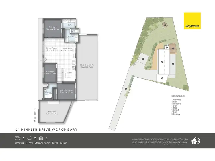 Floorplan of Homely house listing, 121 Hinkler Drive, Worongary QLD 4213