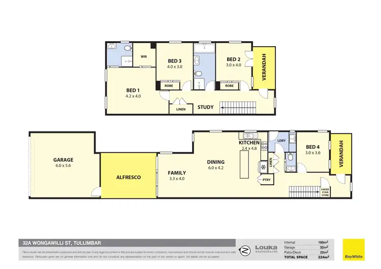 Floorplan of Homely house listing, 32A Wongawilli Street, Tullimbar NSW 2527