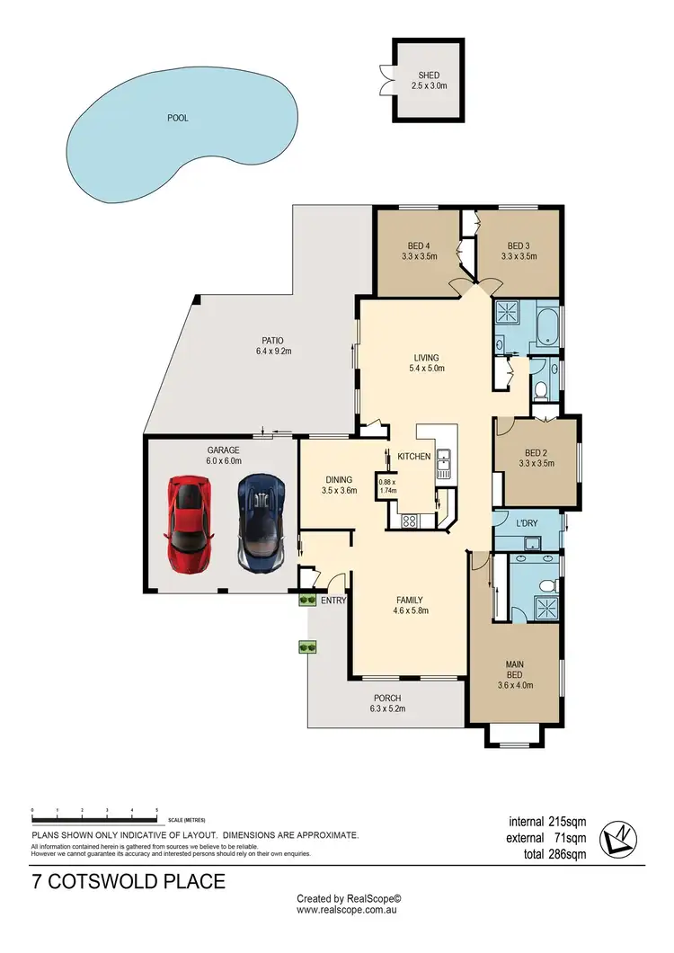 Floorplan of Homely house listing, 7 Cotswold Place, Wishart QLD 4122