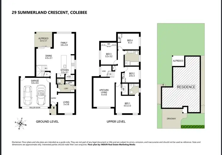 Floorplan of Homely house listing, 29 Summerland Crescent, Colebee NSW 2761