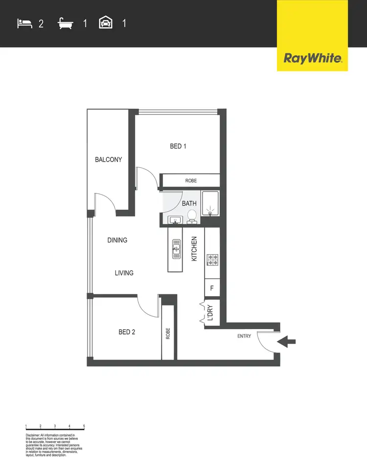 Floorplan of Homely apartment listing, 1503/2 Grazier Lane, Belconnen ACT 2617
